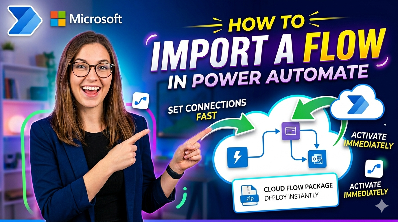 How to Import a Flow in Power Automate