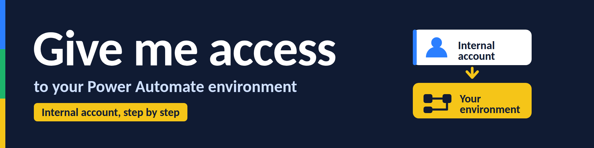 How to Give Your Automation Engineer Access to Power Automate with an Internal Account