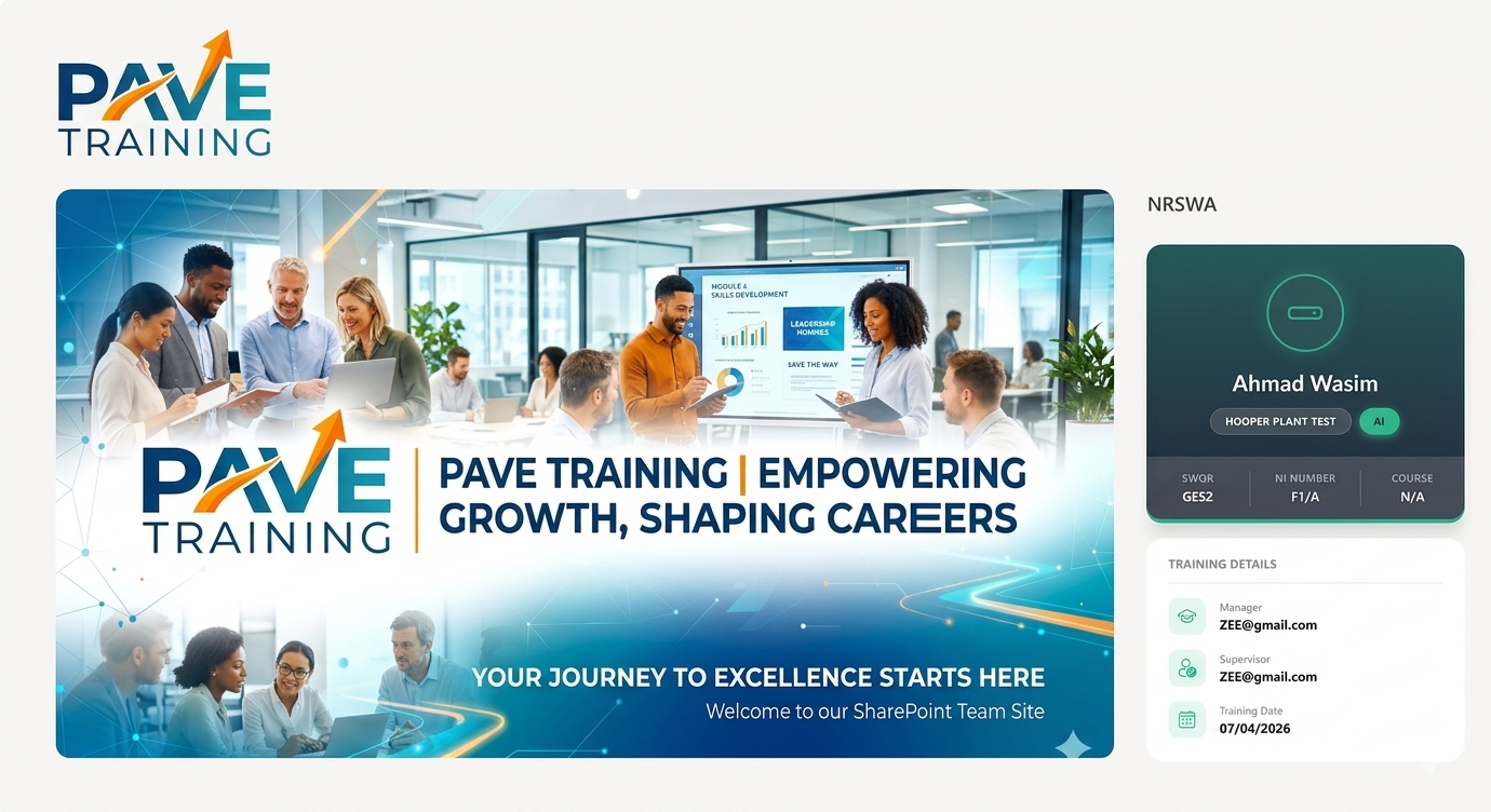 PAVE Training Operations Ecosystem